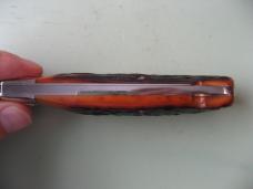 TUNA VALLEY 2012 LOCK BACK TRAPPER AMBER STAG