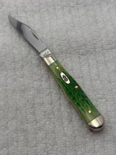 Case XX USA 8 Dot  6225 1/2 SS Small Coke Bottle Jack Swell Center 2 Blade (40)