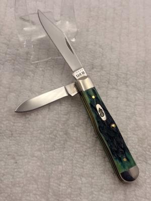 Case XX USA 8 Dot 2022 6225 12 SS 2 Blade Small Coke Bottle Swell Center Jack 155