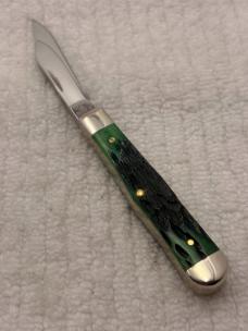 Case XX USA 8 Dot 2022 6225 1/2 SS 2 Blade Small Coke Bottle Swell Center Jack (155)