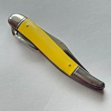Vintage Imperial USA Fish Knife Yellow Toothpick Scaler Disgorger Pat Pend 1940s