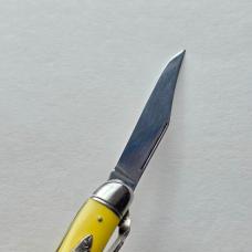 Vintage Imperial USA Fish Knife Yellow Toothpick Scaler Disgorger Pat Pend 1940s