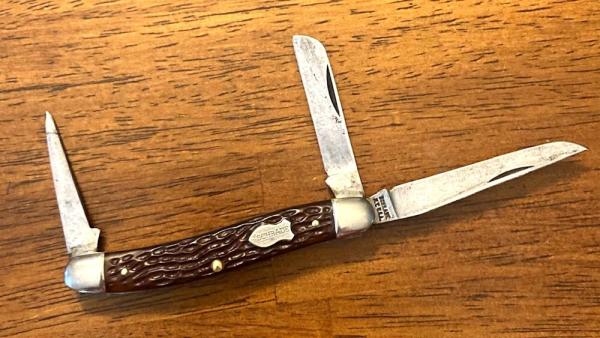 Schrade NY USA 899 Serpentine Stockman Schrade NY USA 899 Serpentine Stockman