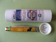 GREAT EASTERN 631226SS SFA FISH KNIFE BLACK AND GOLD ACRYLIC #2