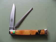 GREAT EASTERN 631226SS SFA FISH KNIFE BLACK AND GOLD ACRYLIC #2