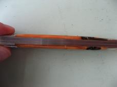 GREAT EASTERN 631226SS SFA FISH KNIFE BLACK AND GOLD ACRYLIC #2