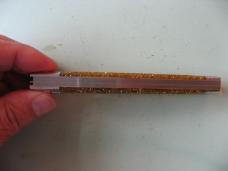 GREAT EASTERN 631226SS SFA FISH KNIFE GLITTER GOLD ACRYLIC
