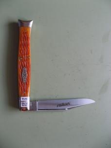 GREAT EASTERN NORTHFIELD 631226 SFA FISHTAIL KNIFE HARVEST GOLD JIGGED BONE 