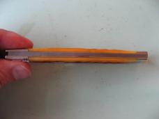 GREAT EASTERN NORTHFIELD 631226 SFA FISHTAIL KNIFE HARVEST GOLD JIGGED BONE 