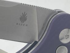 KIZER V3566N1 Purple G10 Swaggs Design Sway Back Automatic