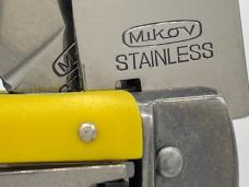 MIKOV KNIVES Spear Point & Saw 2-Blade Leverlock Automatic Rescue w/ OMP Box