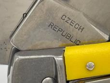 MIKOV KNIVES Spear Point & Saw 2-Blade Leverlock Automatic Rescue w/ OMP Box
