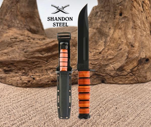 Ka-Bar 5025 US NAVY Fighter Plain 1095 Carbon Steel Black Fixed Knife Sheath NIB Ka-Bar 5025 US NAVY Fighter Plain 1095 Carbon Steel Black Fixed Knife Sheath NIB
