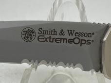 SMITH & WESSON SW50BTS Extreme Ops Combo Tanto Push Button Automatic 