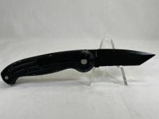 BOKER MAGNUM ABKBO018 Black Combo Tanto Folding Automatic 