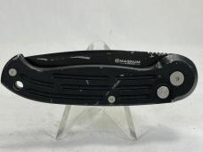 BOKER MAGNUM ABKBO018 Black Combo Tanto Folding Automatic 