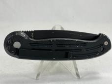 BOKER MAGNUM ABKBO018 Black Combo Tanto Folding Automatic 
