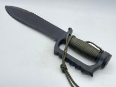 2001 EIGHT DAY MOUNTAIN FOUNDRY Large Combat/Survival Knife #1358 w/ Sheath