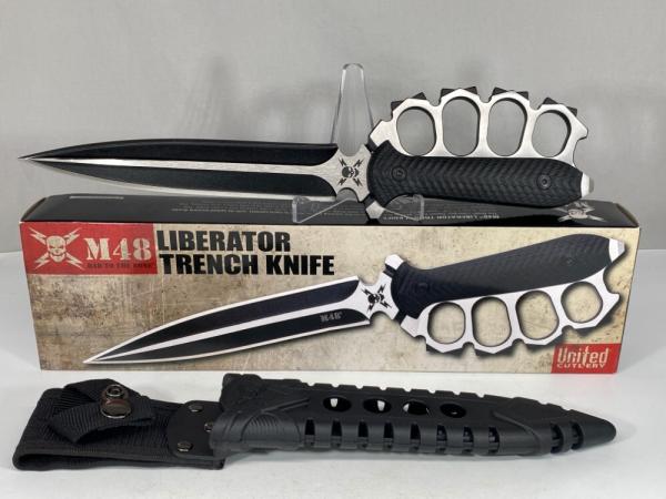 UNITED CUTLERY M48 Liberator Trench Knife w/Sheath IN OMP BOX UNITED CUTLERY M48 Liberator Trench Knife w/Sheath IN OMP BOX