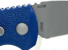 BOKER PLUS Drop Point Blue Stubby Automat Kalashnikov 74 w/ OMP Box