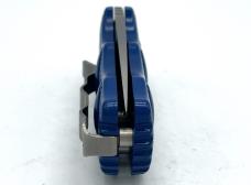 BOKER PLUS Drop Point Blue Stubby Automat Kalashnikov 74 w/ OMP Box
