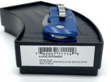BOKER PLUS Drop Point Blue Stubby Automat Kalashnikov 74 w/ OMP Box