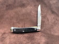 Schrade Model 194OT Gunstock Trapper with Micarta Handles