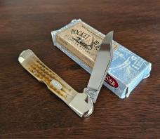 1998 Case XX Pocket Worn Green Bone Copperlock 61549L 