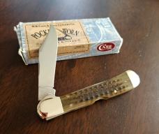 1998 Case XX Pocket Worn Green Bone Copperlock 61549L 