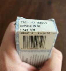 1998 Case XX Pocket Worn Green Bone Copperlock 61549L 
