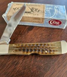 1998 Case XX Pocket Worn Green Bone Copperlock 61549L 