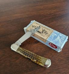1998 Case XX Pocket Worn Green Bone Copperlock 61549L 