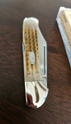 1998 Case XX Pocket Worn Green Bone Copperlock 61549L 