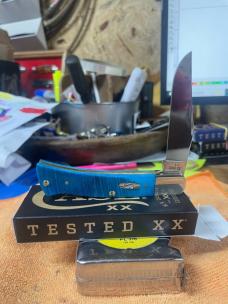 Case XX Axe Handle Caribbean Blue