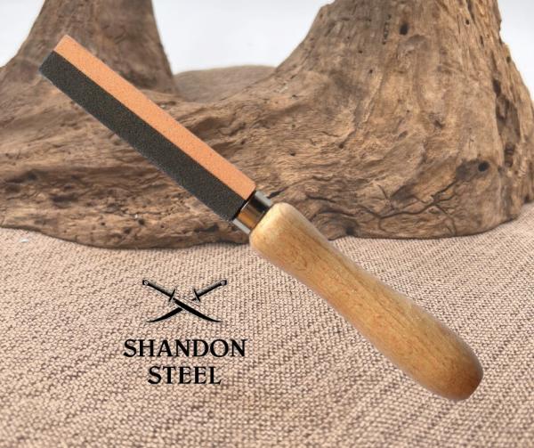 Prandi Axe Sharpening Stone Gray Side-180 Grit Orange Side-400 Grit - 7.708.00 Prandi Axe Sharpening Stone Gray Side-180 Grit Orange Side-400 Grit - 7.708.00
