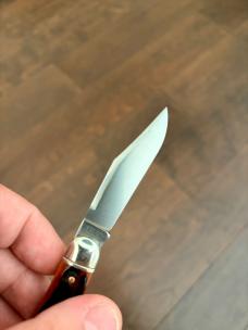 Great Eastern Cutlery 66 Amber Worm Groove India Bone Satin GEC 661225 Knife