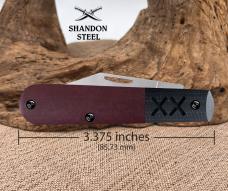 Case XX Barlow XR Crossroads Redstone Richlite S35VN Steel 10854 Pocket Knife 