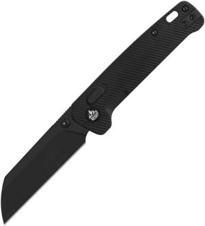 QSP Penguin Glyde Lock Blackout Knife 3quot 14C28N FRN Handle