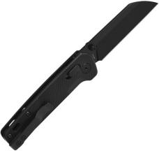 QSP Penguin Glyde Lock Blackout Knife 3" 14C28N FRN Handle