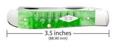 Case Gator Jigged Bright Green Bone Mini Trapper