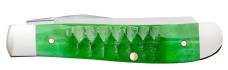 Case Gator Jigged Bright Green Bone Mini Trapper
