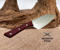 Microtech Santoku 6" Blackcherry G-10 Handle Stonewash 3200-10BC Kitchen Knife
