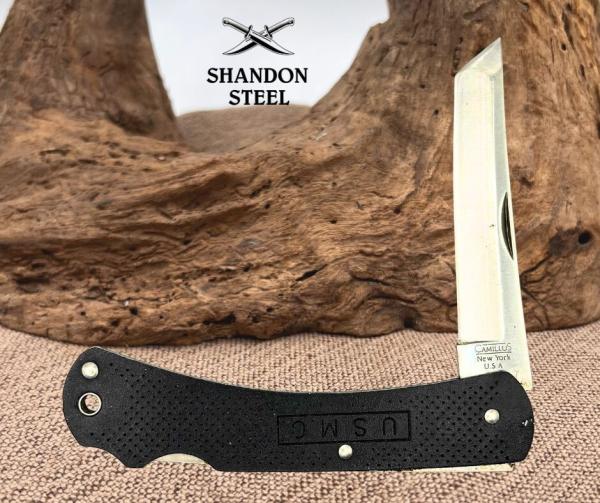 VINTAGE CAMILLUS New York USA #894 USMC Tanto Plain Blade Pocket Knife (178) VINTAGE CAMILLUS New York USA #894 USMC Tanto Plain Blade Pocket Knife (178)