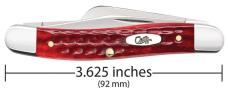 Case Old Red Bone Pocket worn Corn Cob Jig Medium Stockman