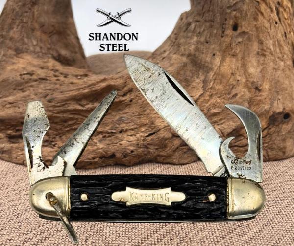 Imperial Kamp-King Vintage 4 Blade Scout Camp Pocket Knife Providence RI USA -14 Imperial Kamp-King Vintage 4 Blade Scout Camp Pocket Knife Providence RI USA -14