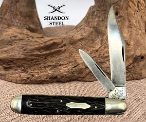 L F amp C USA VINTAGE 2 BLADE POCKET KNIFE SWELL END Landers Frary amp Clark 167