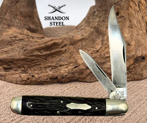 L F & C USA VINTAGE 2 BLADE POCKET KNIFE SWELL END Landers Frary & Clark (167) L F & C USA VINTAGE 2 BLADE POCKET KNIFE SWELL END Landers Frary & Clark (167)