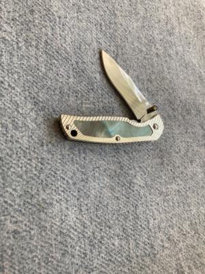 Vintage G SAKAI Cutlery Japan RIP Liner-Lock VG-10 Black Pearl Interframe Pocket Knife - MINT
