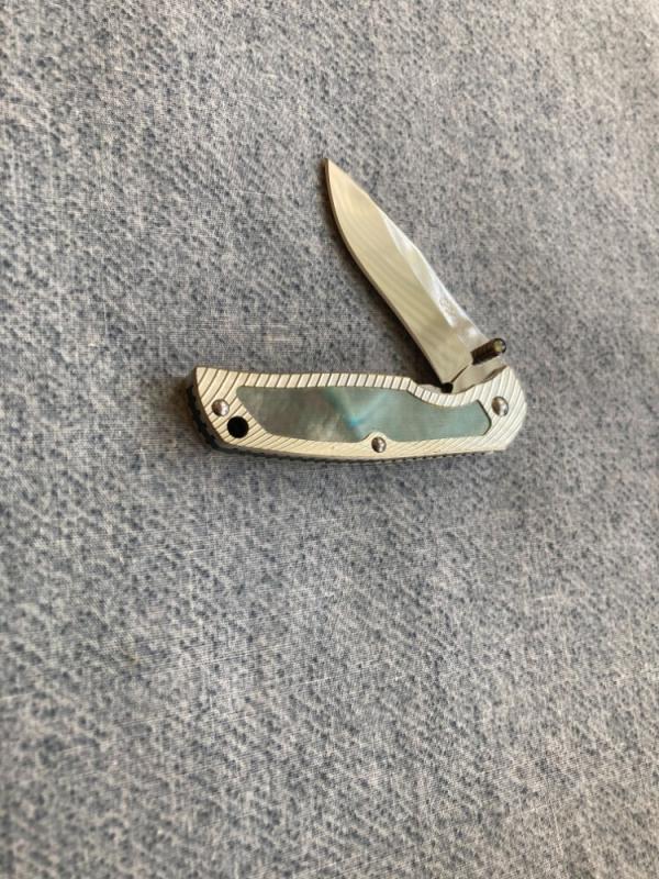 Vintage G. SAKAI Cutlery, Japan, RIP Liner-Lock, VG-10, Black Pearl Interframe Pocket Knife - MINT Vintage G. SAKAI Cutlery, Japan, RIP Liner-Lock, VG-10, Black Pearl Interframe Pocket Knife - MINT