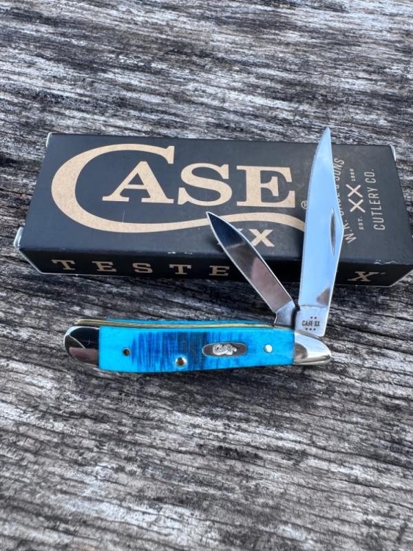 Case Caribbean Blue Bone Peanut Case Caribbean Blue Bone Peanut